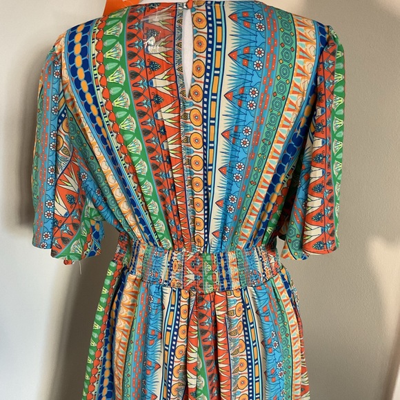 NWT Flying Tomato Green and Blue Patterned Romper Size L - Picture 13 of 14